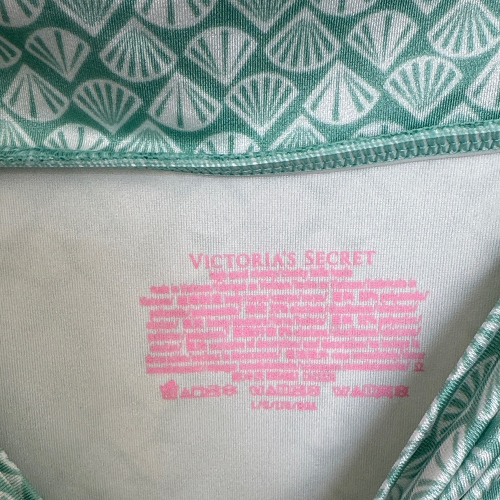 Mint Green Seashell Patterned Two-Piece Bikini Sw… - image 4